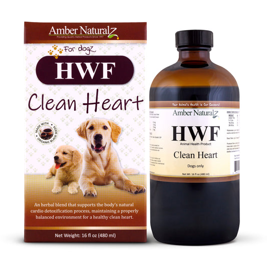 HWF For Dogs 16oz - Maintain cardiovascular health by supporting the body’s normal detoxification process of foreign substances due to environmental stressors.